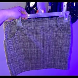 glen plaid skirt
